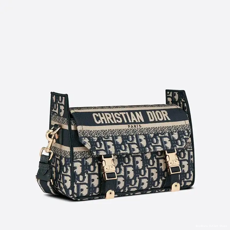 Cheap Messenger Blue Motif Small Diorcamp Oblique Canvas 0507 Hot Sale